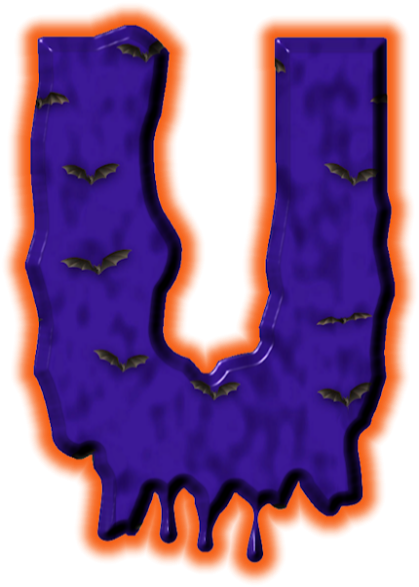 Alfabeto De Murcielagosu - Cobalt Blue (435x600)