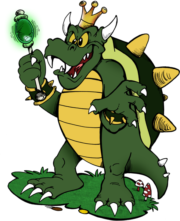 3 King Koopa By Granitoons On Deviantart - King Koopa (600x824)