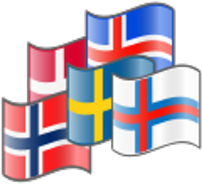 Scandinavian Centre - Nordics Flag Icon Png (400x400)