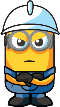 Crew Leader Minion - Cartoon (480x480)