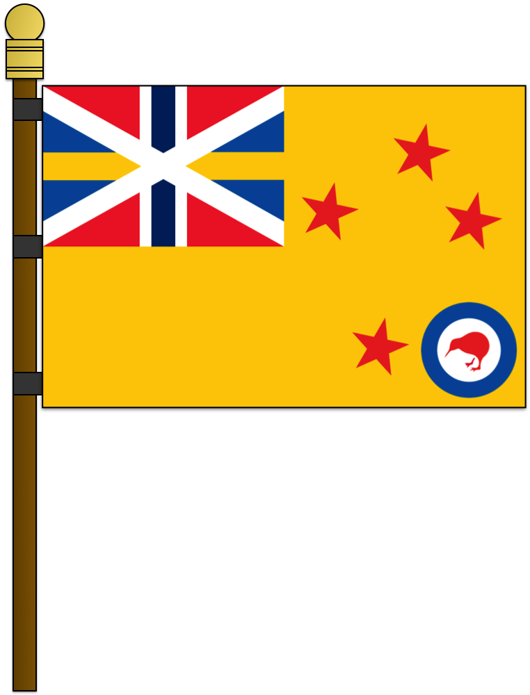 Scandinavian New Zealand Air Force Ensign By Kristberinn - Cupcake (762x1000)