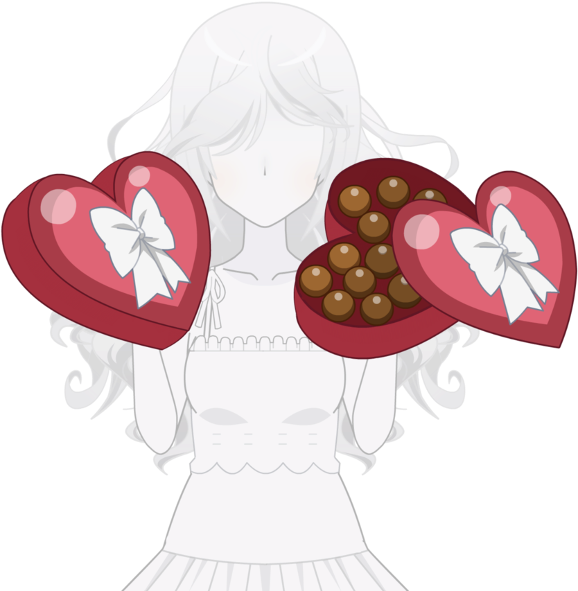 Heart Box Of Chocolates [kisekae Exports] By Idessa - Chocolate (891x897)