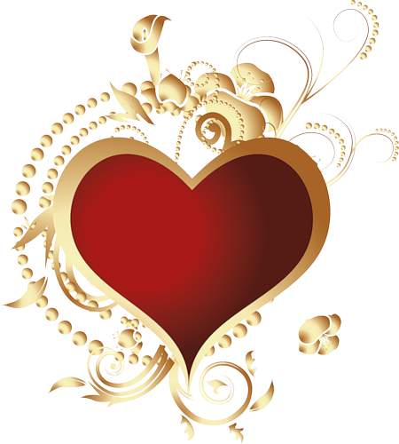 Png Клипарт "valentine's Day" - Сердечки Png На Прозрачном Фоне (450x500)