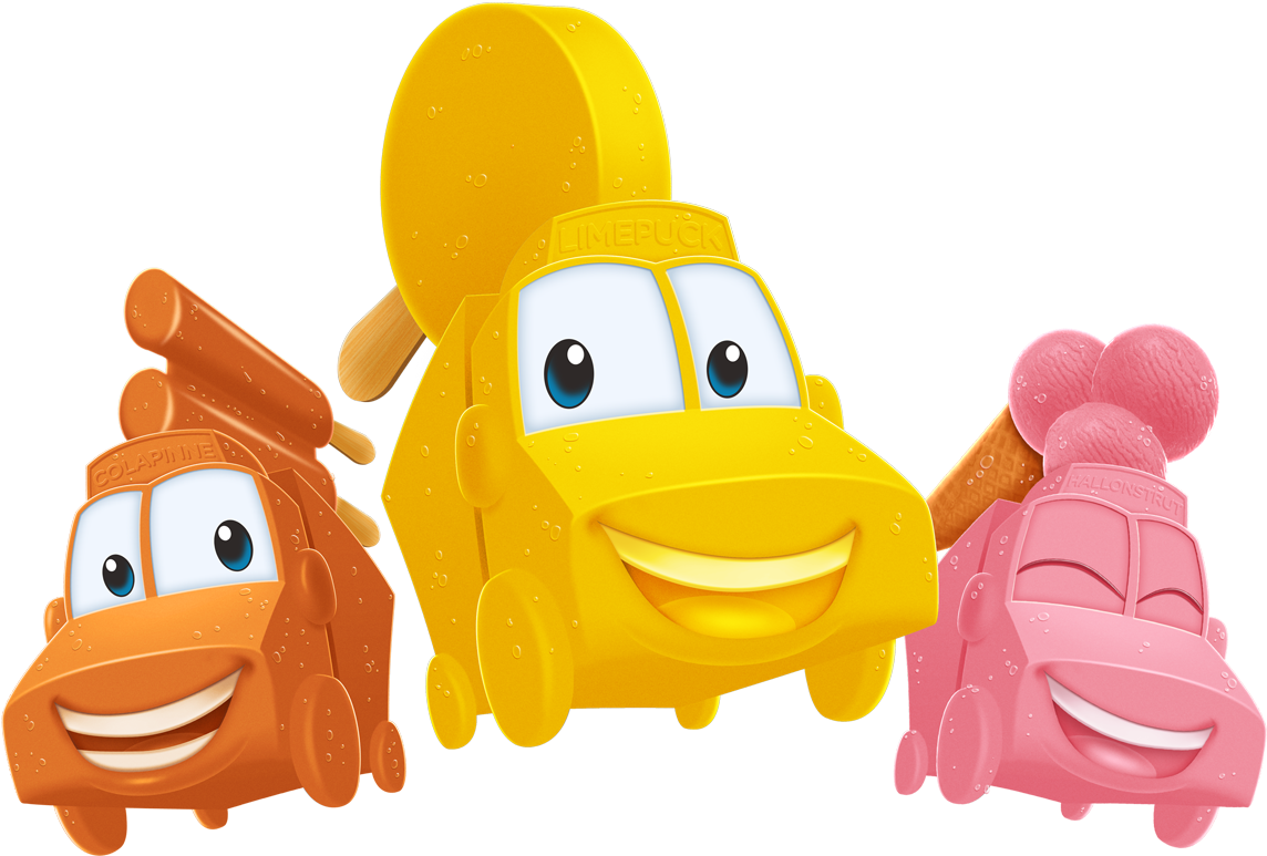 Character Design For The Package Of The Scandinavian - Ice Cream Van (1280x905)