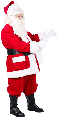 Santa Claus List - Santa Transparents Png (400x400)