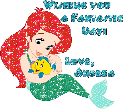 Http - //dl - Glitter Graphics - Go To Www - Glitter - Little Mermaid With Glitter (500x500)