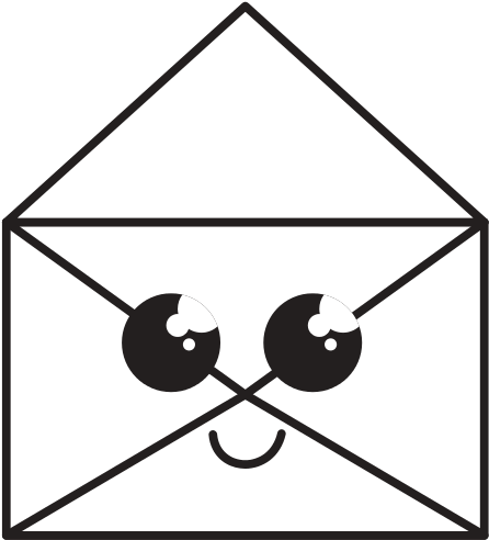 Envelope Mail Kawaii Character - Nato Heavy Unit Symbol (550x550)
