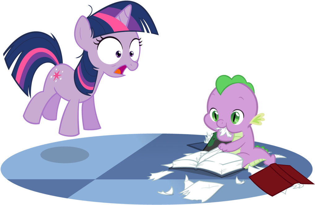 Queencold, Baby, Baby Dragon, Baby Spike, Bibliovore, - Nightmare (1024x719)