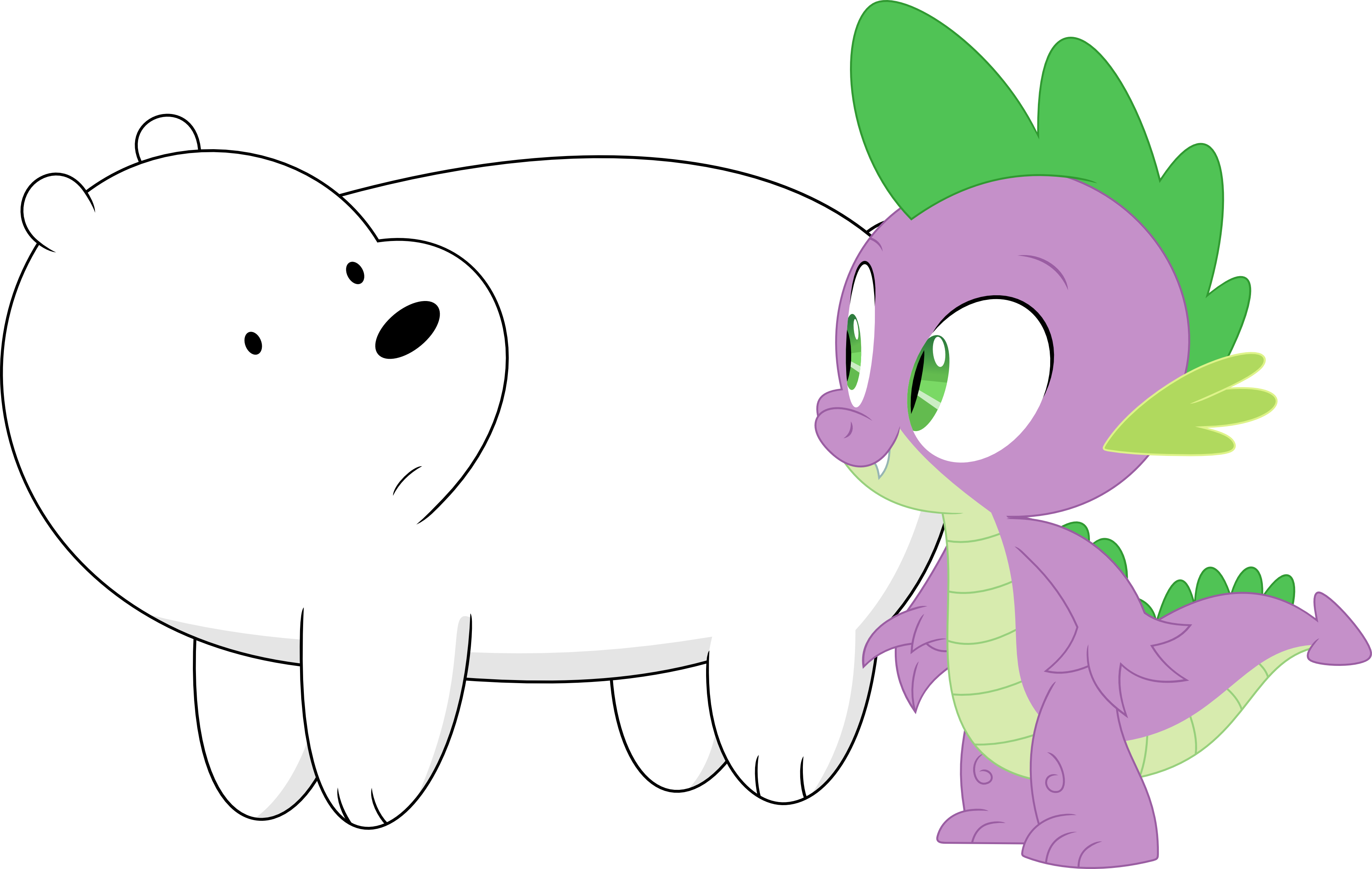 Its Spikes Turn To Ride By Porygon2z - Spike Ice Bear (3585x2272)