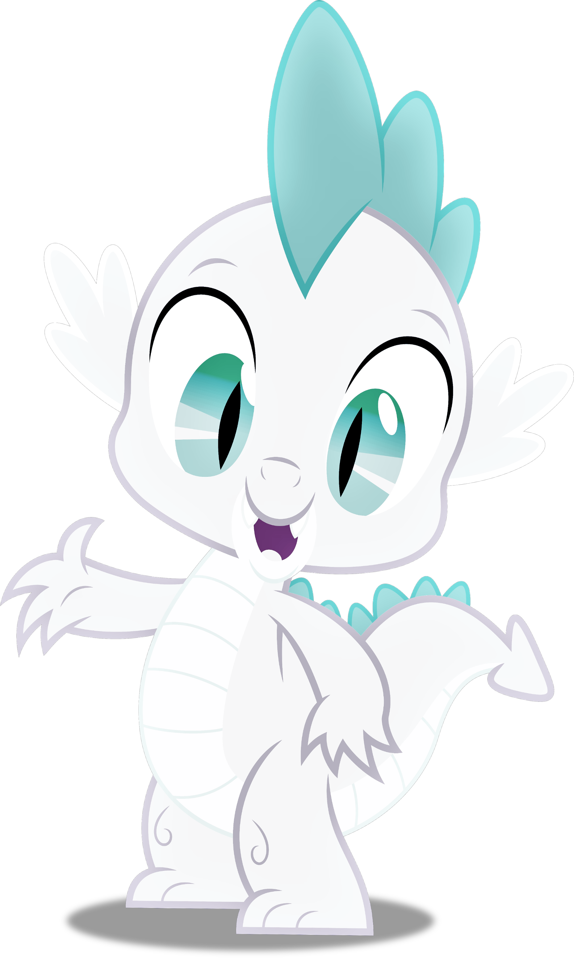 Vector 232 Spike 9 By Dashiesparkle-d944l48 - Cartoon (1859x3100)
