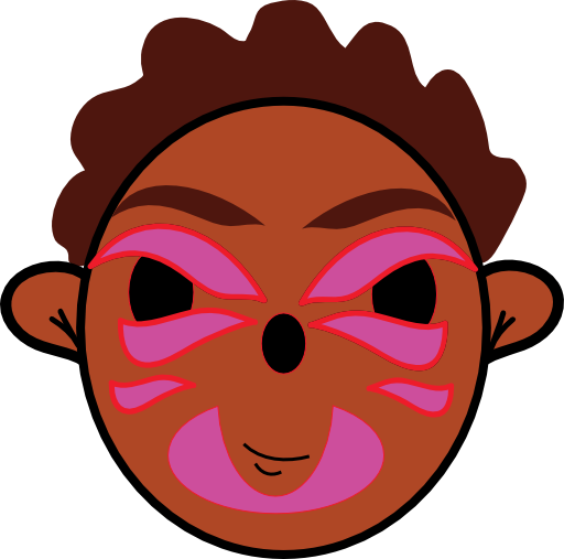 African Face - Coat Of Arms (512x507)