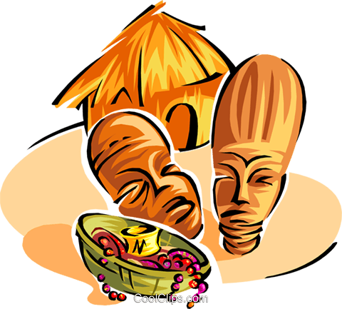 Africa Clipart Native African - African Symbols (480x433)