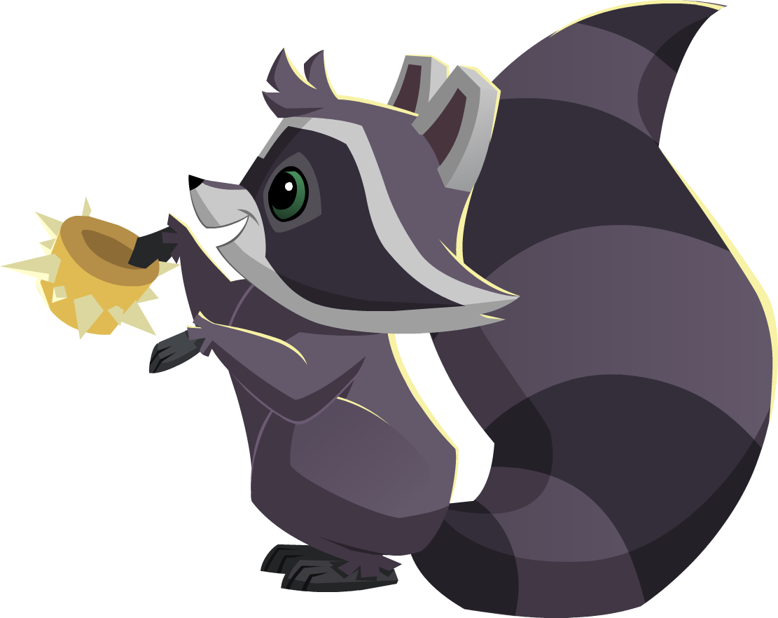 Raccoon With A Spike - Animal Jam Spike Png.