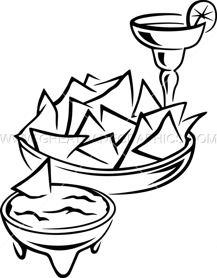 Chips & Salsa - Chips And Salsa Black And White (825x1057)