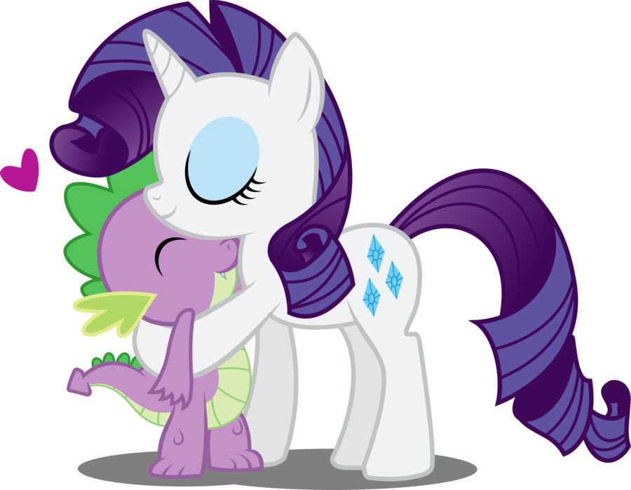 Spike And Rarity By Abion47 - Mlp Rarity And Spike (900x699)