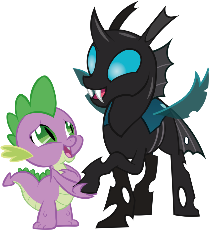 Spike And Thorex By Dragonm97hd Spike And Thorex By - Cartoon (1024x989)