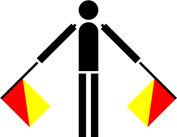 Ember Clip Art Download - Semaphore Flags (800x728)