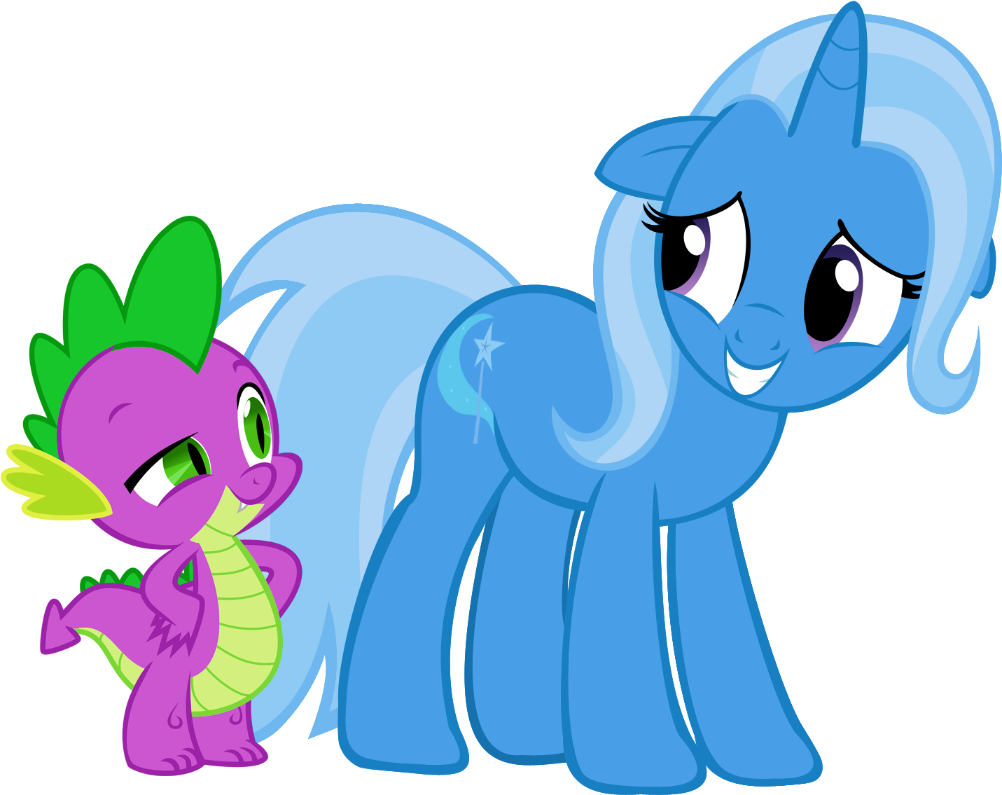 My Little Pony Devian Rarity Eating Spike (1440x1152)