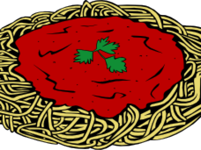 Sauce Clipart - Spaghetti Clip Art (640x480)