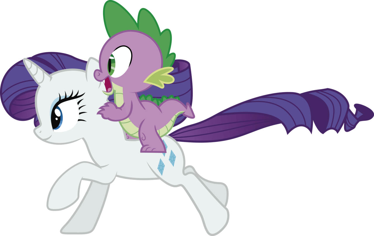 Spike And Rarity By J5a4 - My Little Pony: Friendship Is Magic (1280x808)