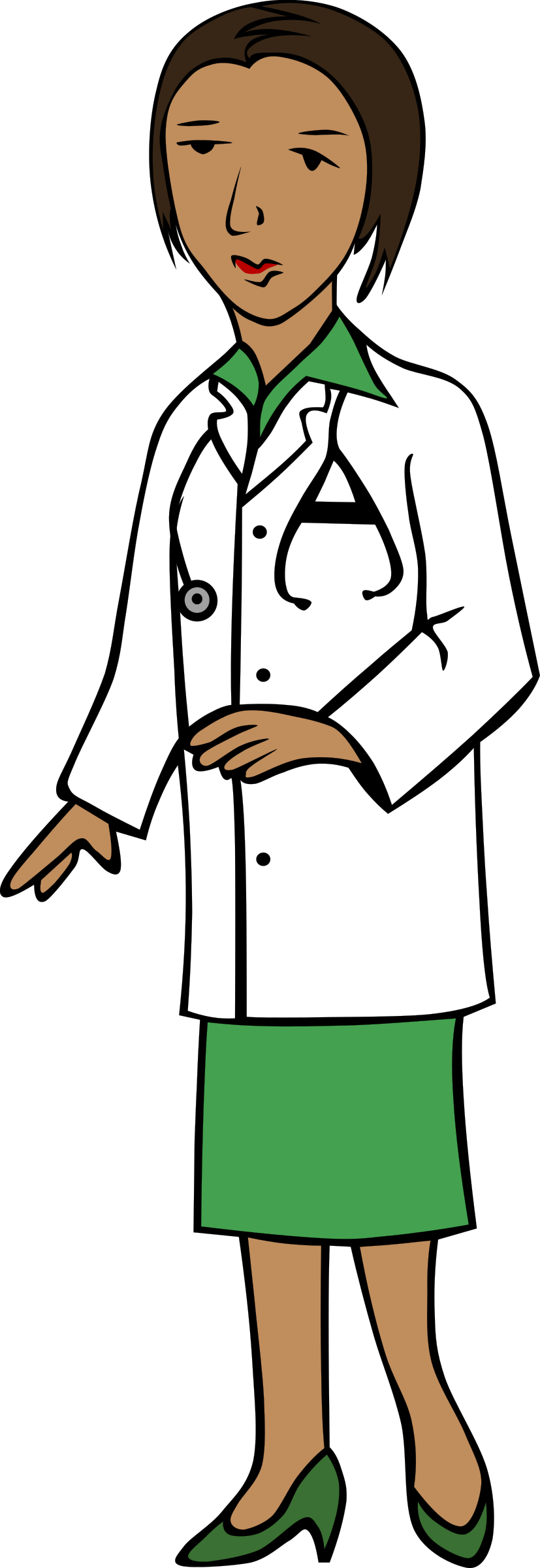 Big Image - Doctor Clip Art (827x2400)