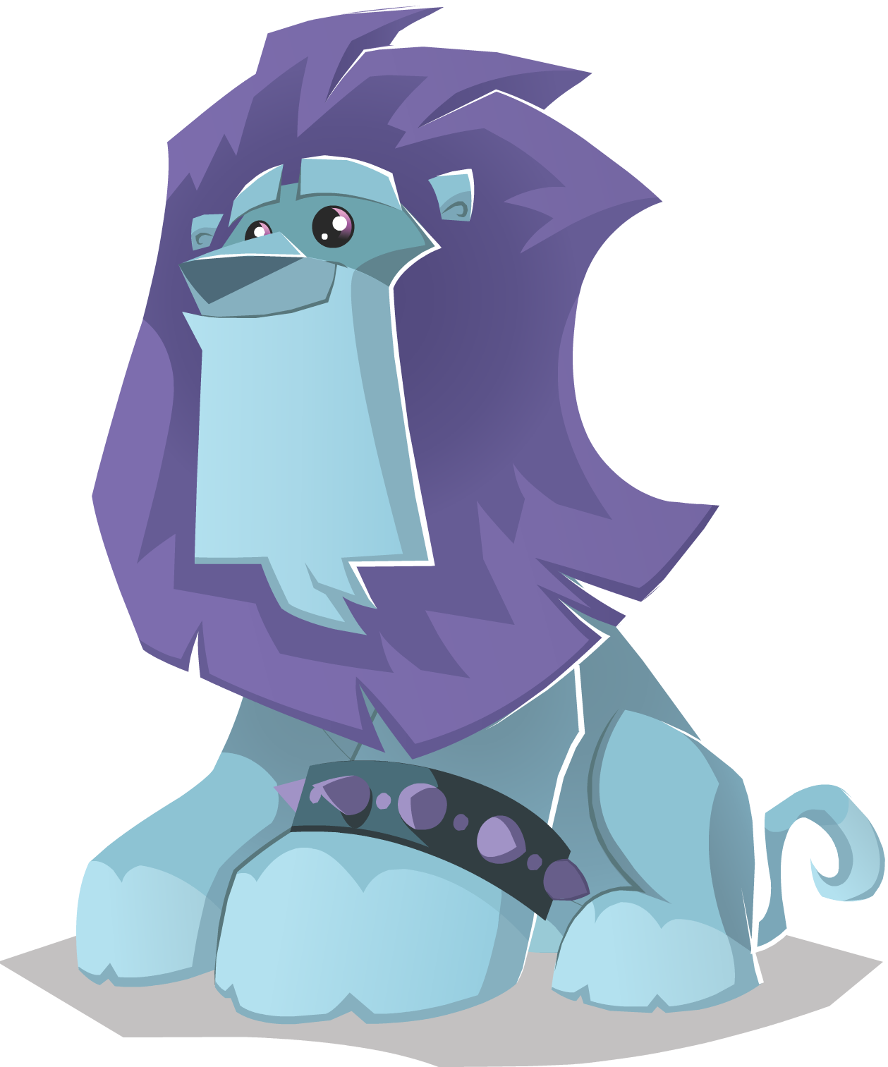 Lion Wearing A Spike - Animal Jam Lion Transparent (1259x1513)