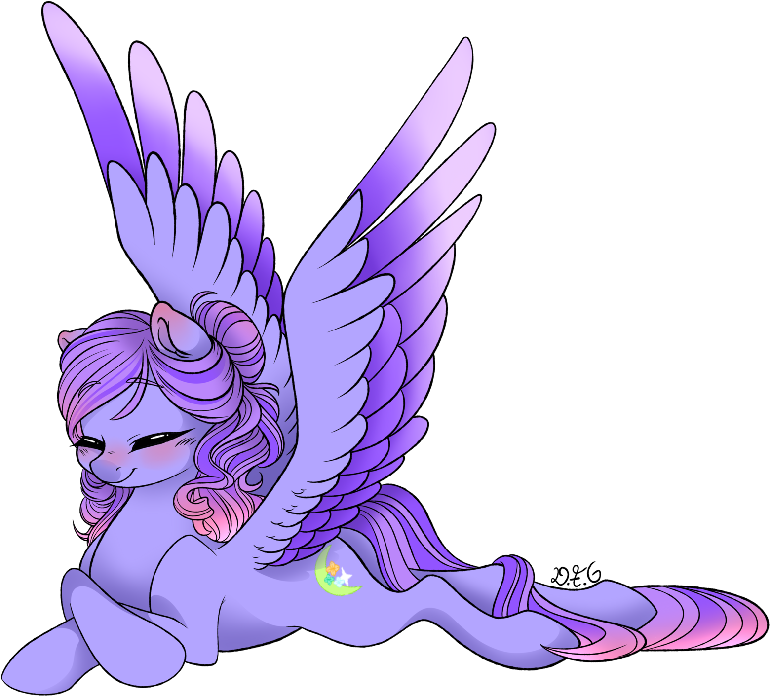 Hydrangea By Dragonfoxgirl Sketch Commission - Dragonfoxgirl (1600x1600)