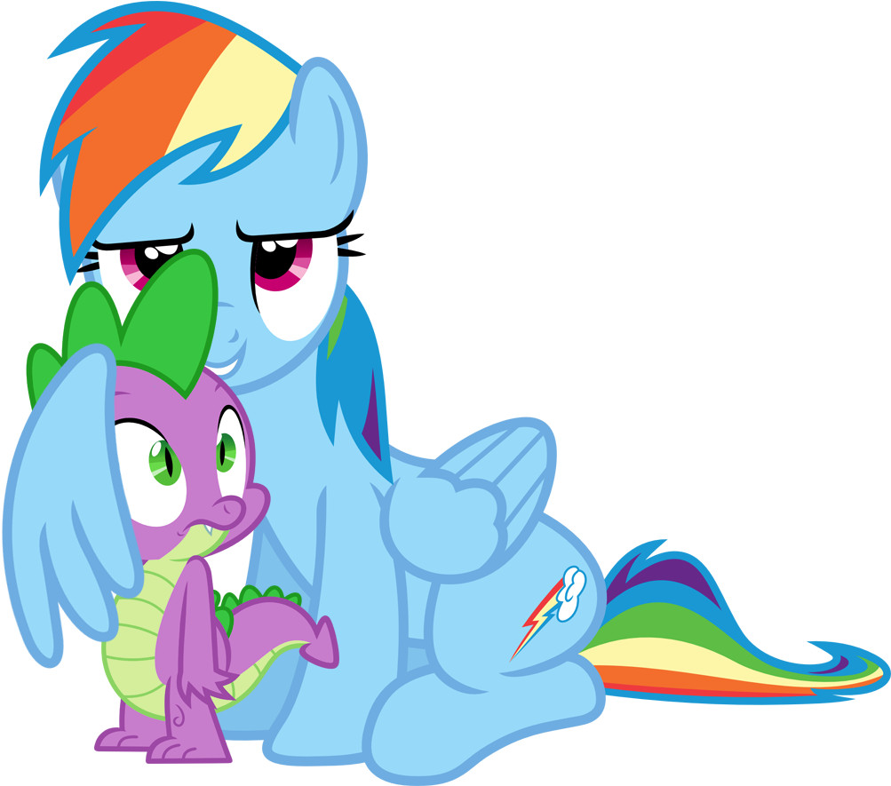 Right Spike By Titanium Dats Me - My Little Pony Dash (1018x894)