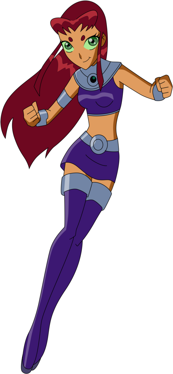 Star Fire Fire By Bbobsan-d91ht3m - Starfire From Teen Titans (606x1319)