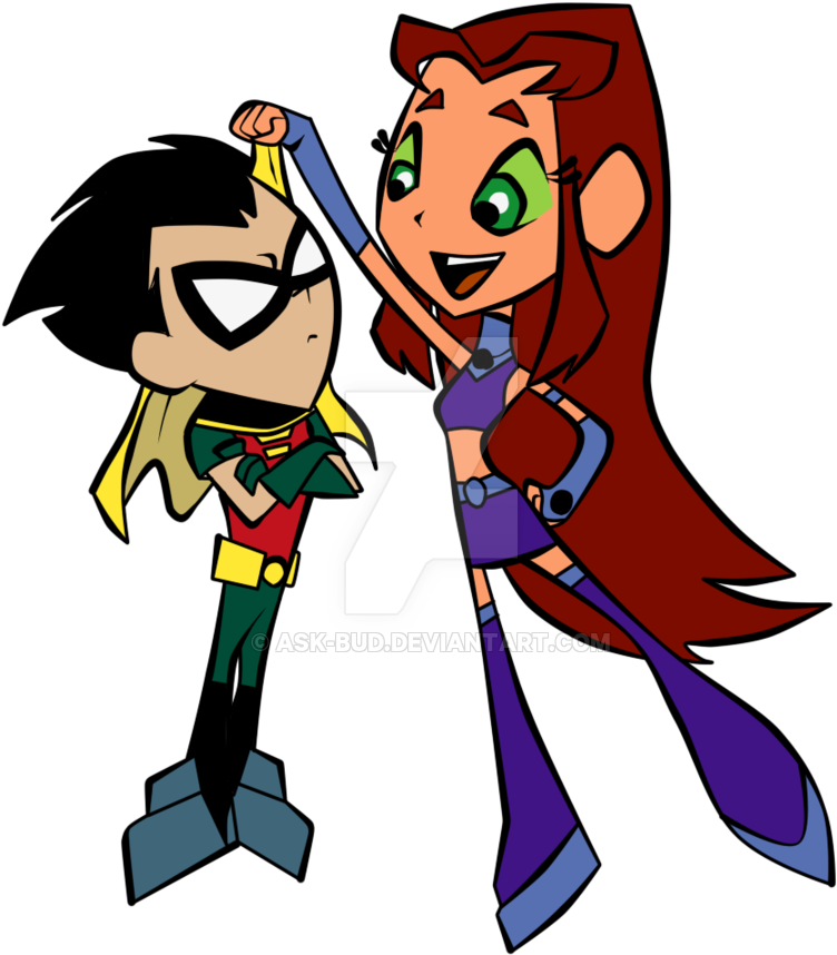 Teen Titans Robin And Starfire 83929262 - Teen Titans Robin And Starfire 83929262 (900x900)