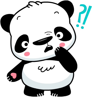 Panda Emoji - Cute Panda Emoji (417x417)
