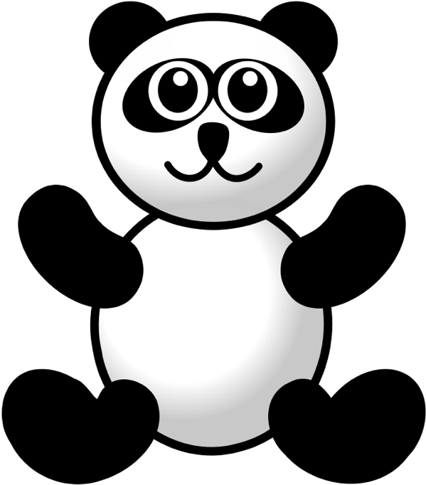 How To Draw A Cute Panda By Darkonator - Zazzle Niedlicher Pandateddy-bär T-shirt (700x700)