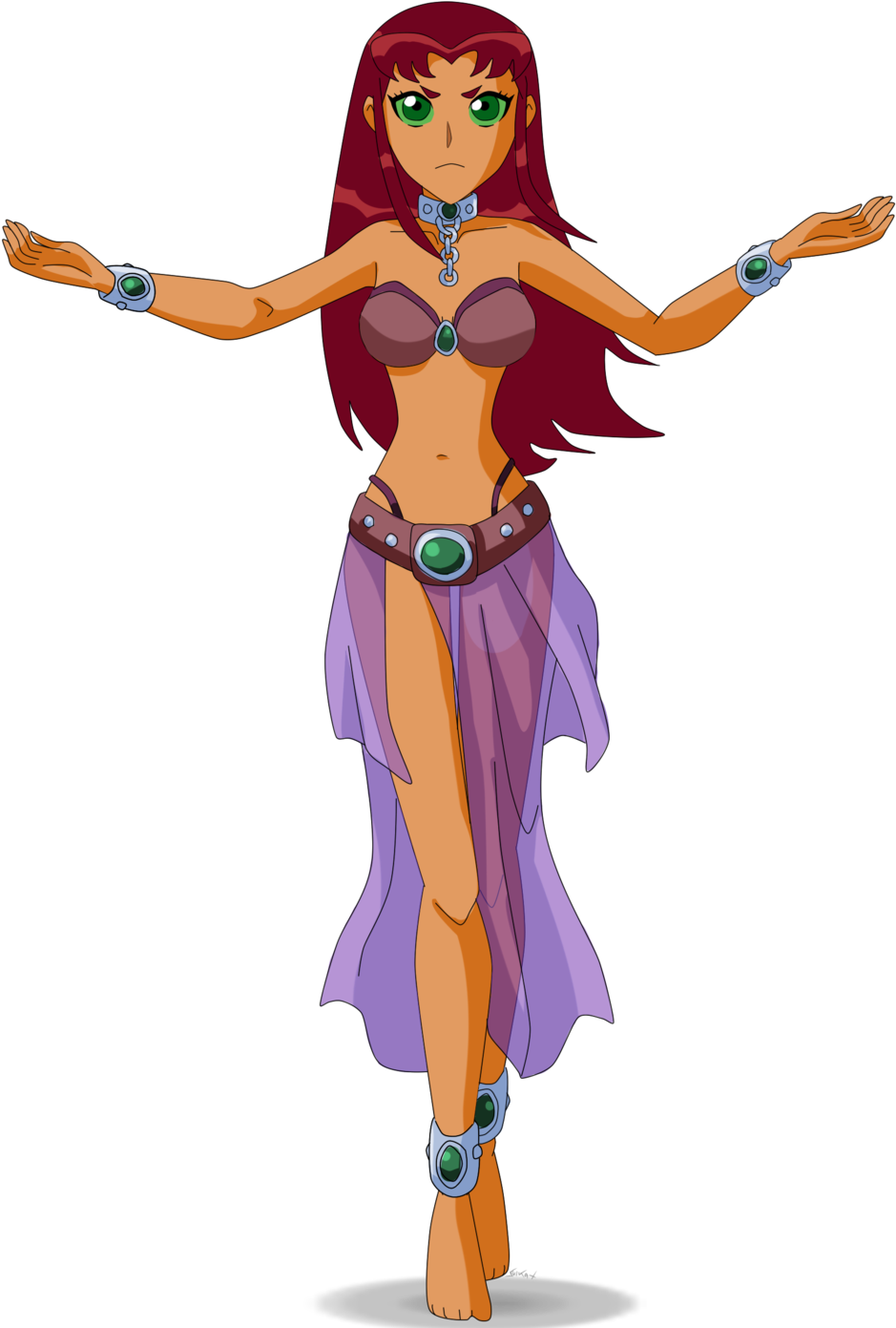 Starfire Raven Robin, Nightwing Teen Titans - Starfire Crimelord (1024x1422)