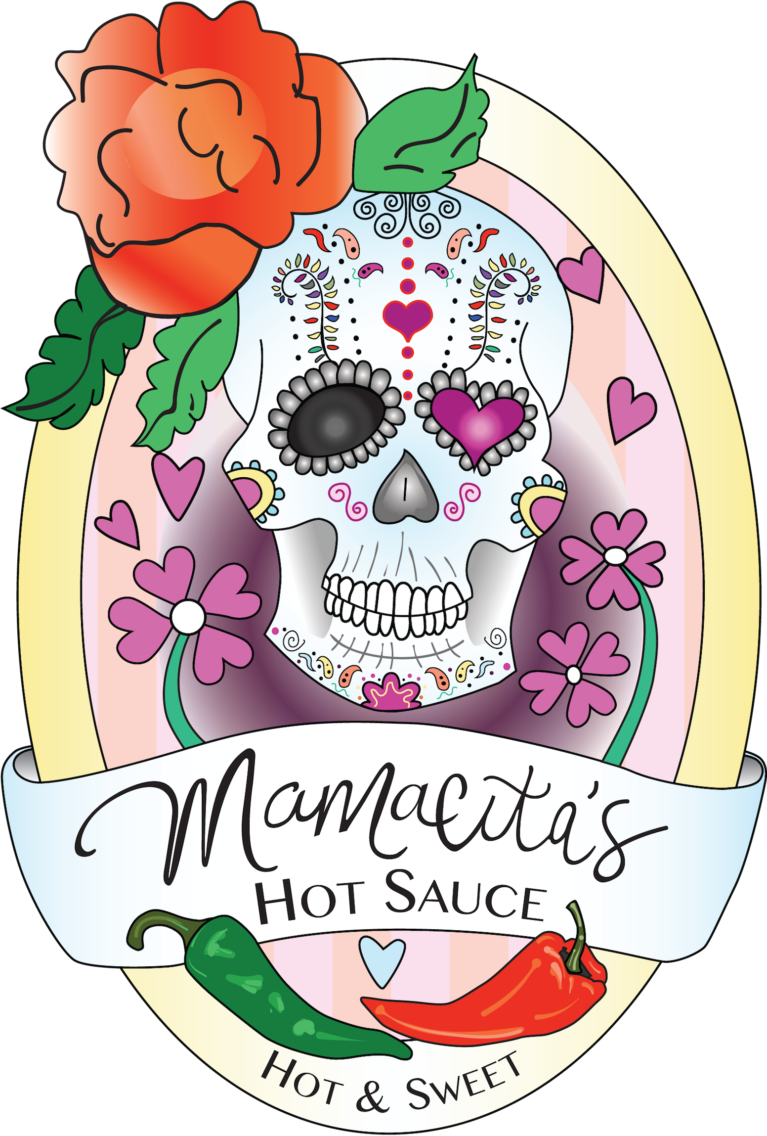 Digital & Traditional Illustration - Calavera (1551x2311)