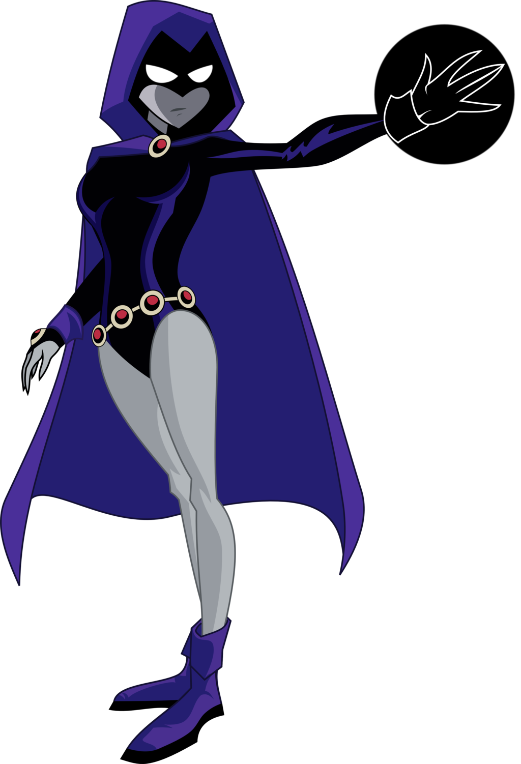 Raven Starfire Robin Beast Boy Nightwing - Teen Titans (1024x1502)