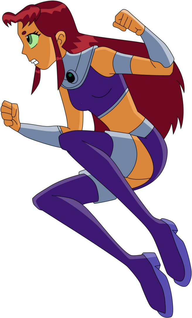 Starfire Robin Raven Tim Drake Nightwing - Teen Titans Starfire Bbobsan (690x1159)
