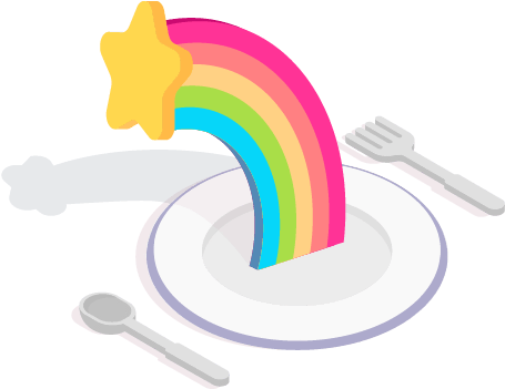 Enjoy A Rule-free Lunch - Graphic Design (518x434)
