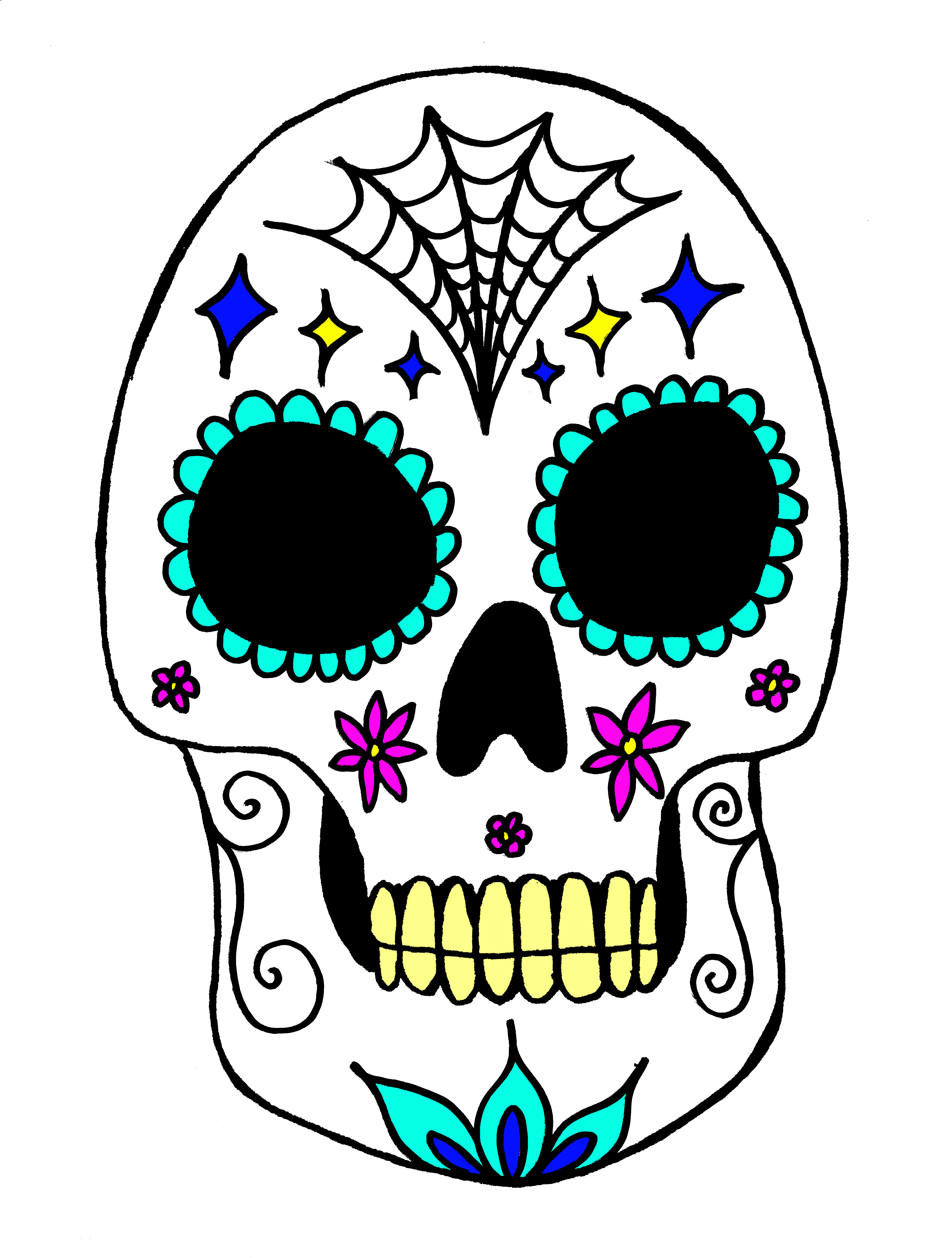 New Sugar Skull Design And Products - Calavera (5052x6791)