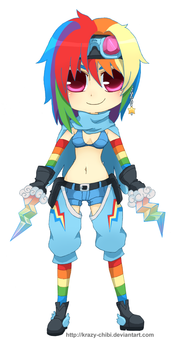 1000 Images About Rainbow Dash - Mlp Elements Of Harmony Warrior (608x1160)