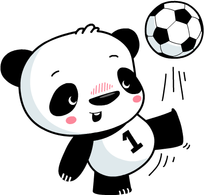 A Set Of Cute Panda Emoji For Bending Spoons' New Iphone - Birkirkara F.c. (417x417)