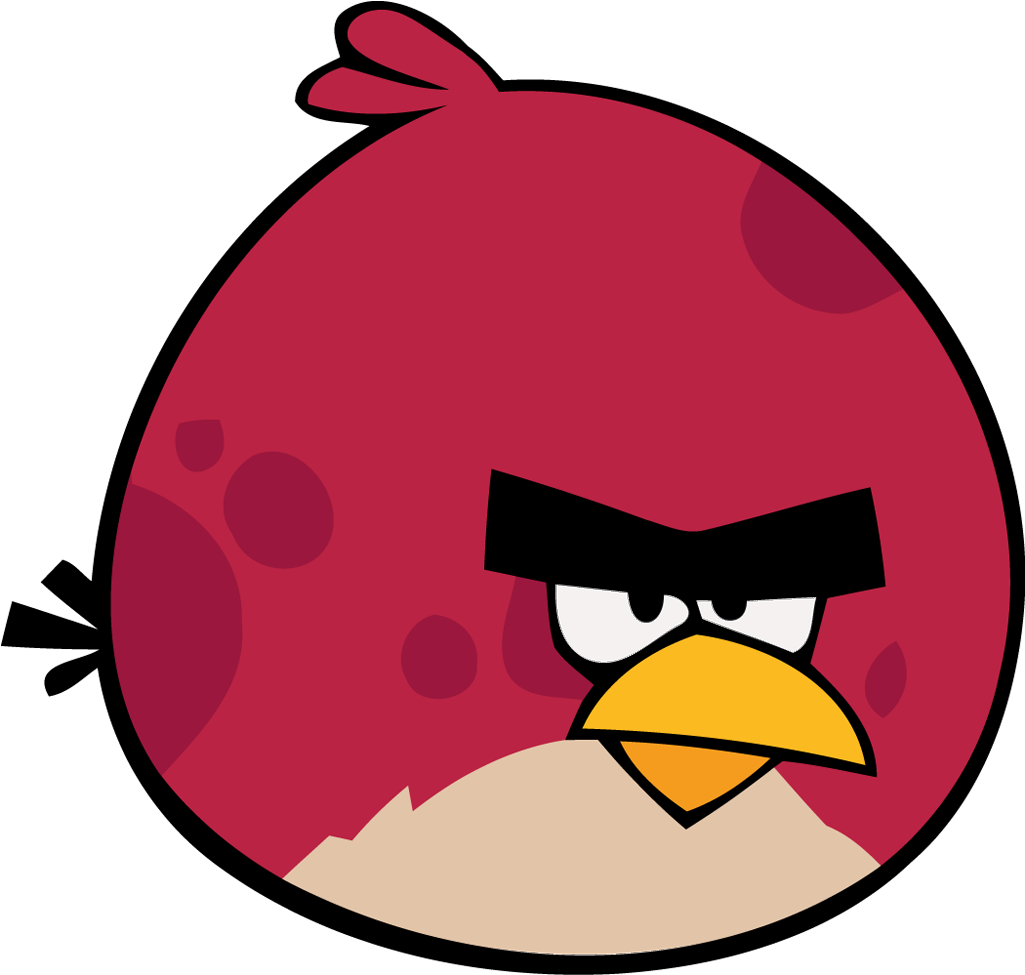 Angry Birds Red Bird Icon - Big Red Angry Bird (1024x1024)
