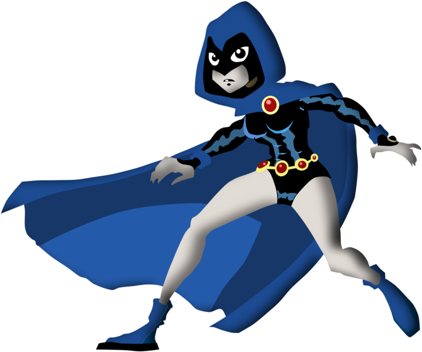 Raven, Chico Bestia Cyborg Starfire Robin - Teen Titans Raven Cartoon (957x834)