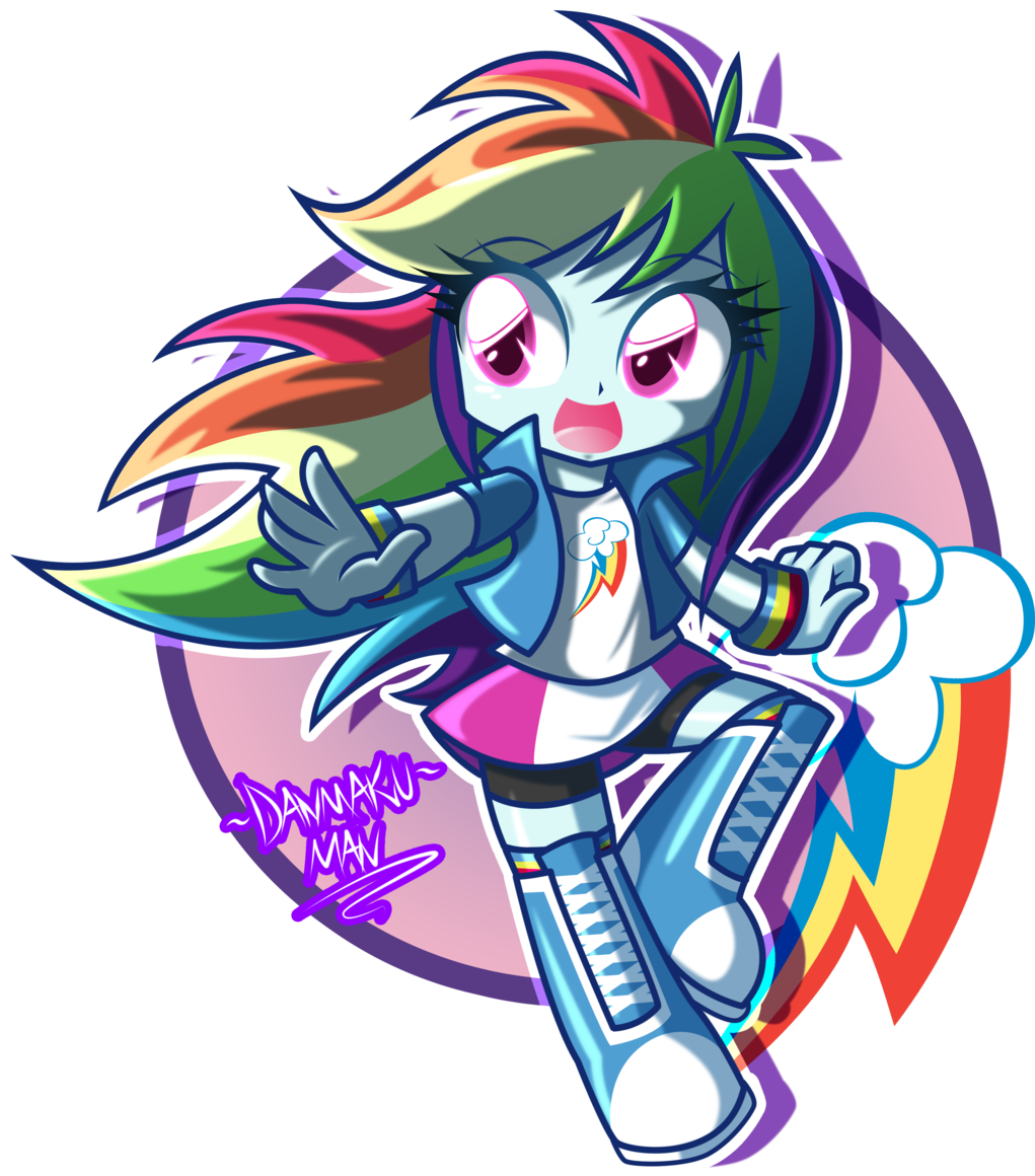 Chibi Dash By Danmakuman Chibi Dash By Danmakuman - Rainbow Dash Cutie Mark (1024x1174)