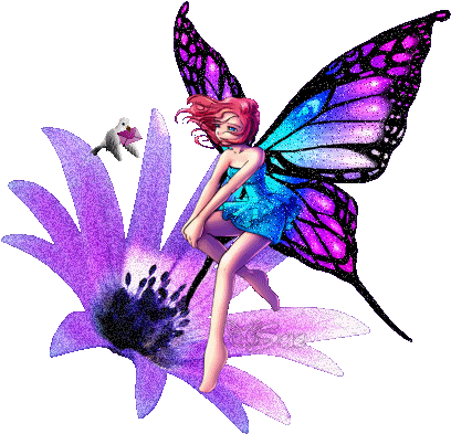 Mariposa Gif Mariposas Página Jimdo De - Moving Animated Images Of Fairies (420x413)