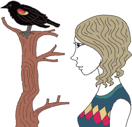 Red Winged Blackbird Meaning - Illustration (450x450)