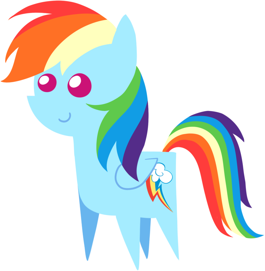 Rainbow Dash Chibi By Chibi Rainbow Dash - My Little Pony Chibi Rainbow Dash (1024x964)