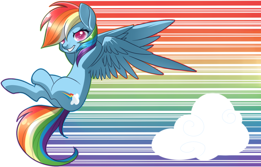 Chibi Rainbow Dash By Haydee - Digital Art (900x581)