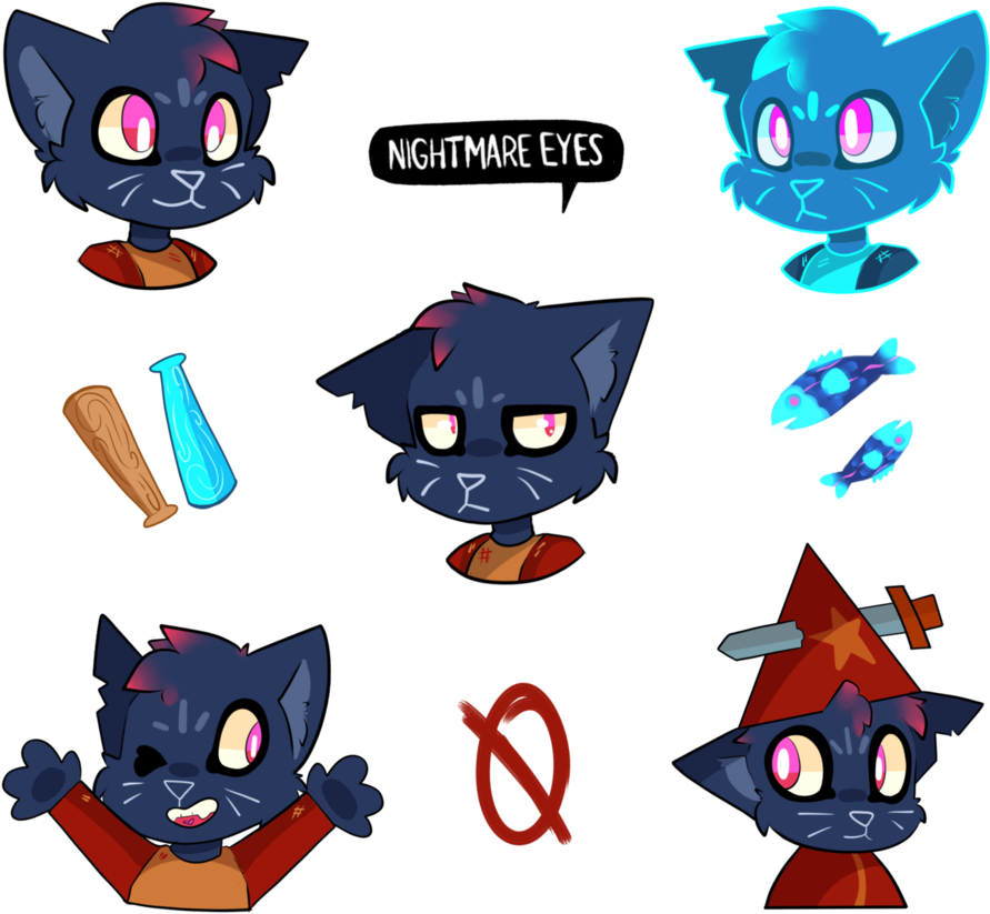 Mae Borowski Night In The Woods Sticker Sheet By Cometcrumbs - Night In The Woods Mae Fanart (934x856)