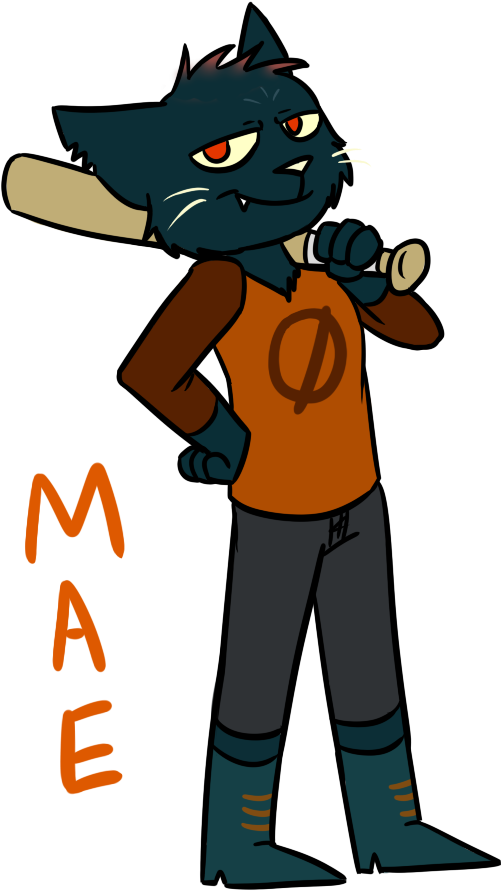 Night In The Woods - Night In The Woods Mae Fanart (528x912)
