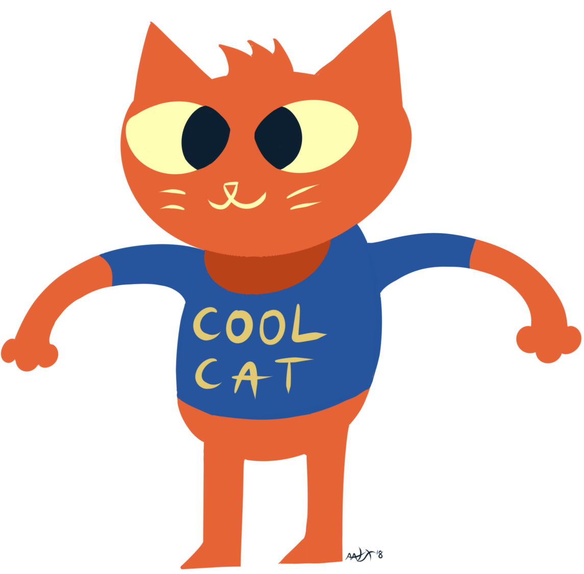 Cool Cat's Night In The Woods - Night In The Woods (1280x1258)